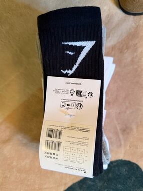 Brand new Gymshark Crew Athletic Socks